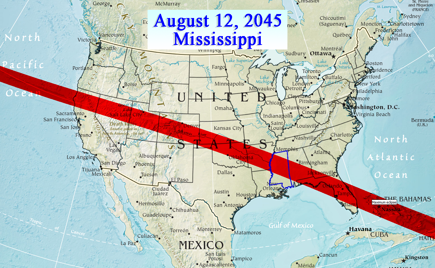 Mississippi Solar Eclipse April 8, 2024