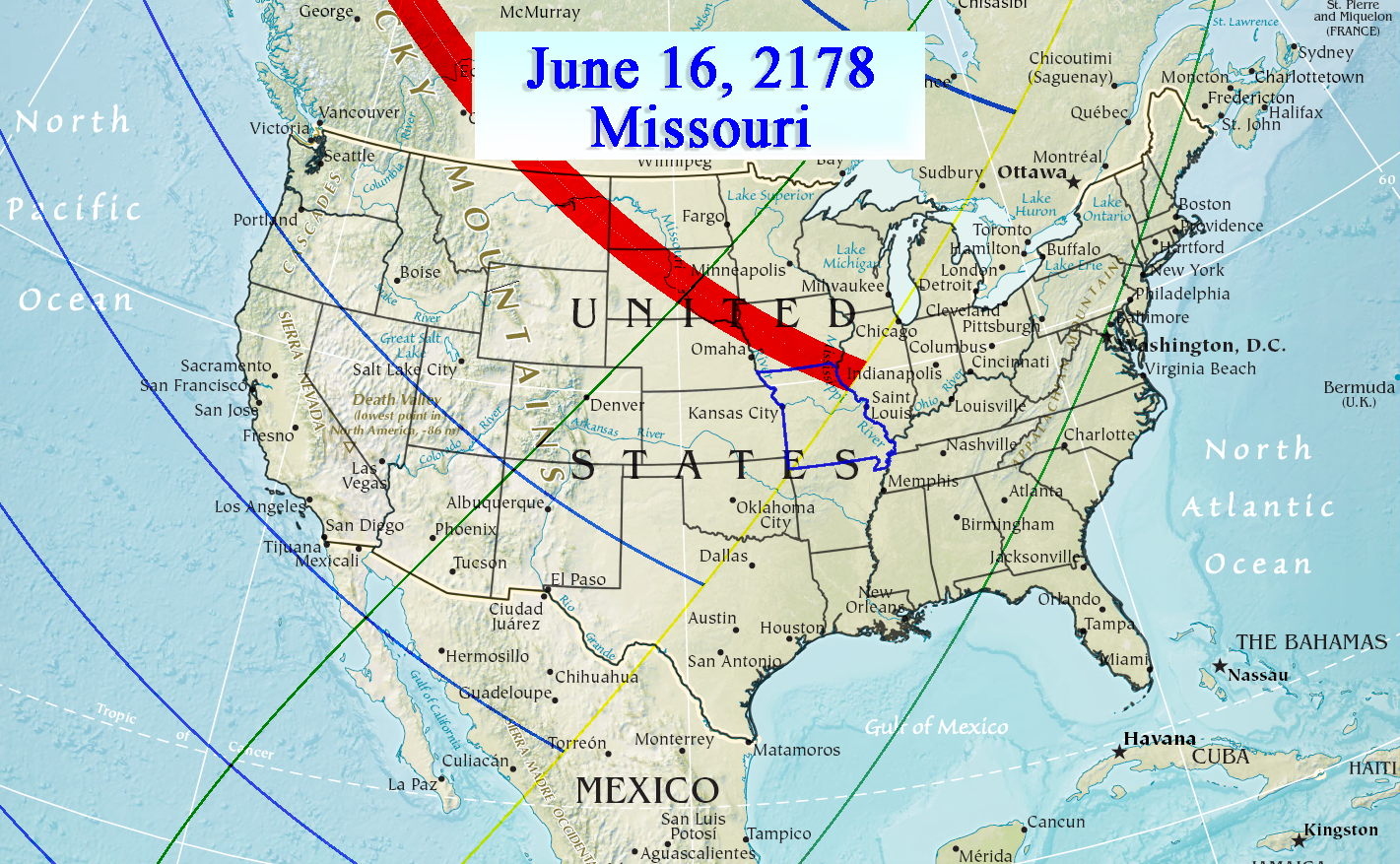 Total Eclipse of the Sun as seen from Missouri on April 8, 2024
